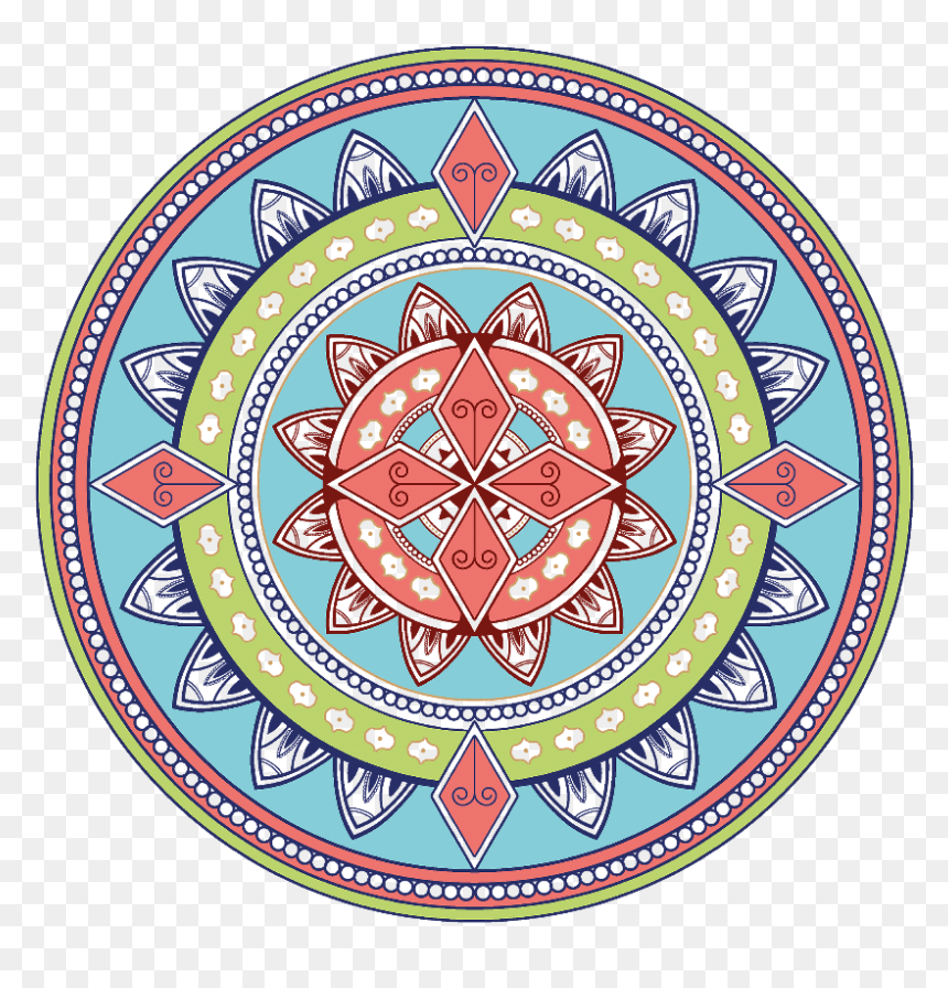 Cool Tea Bar Logo, HD Png Download - mandala design png