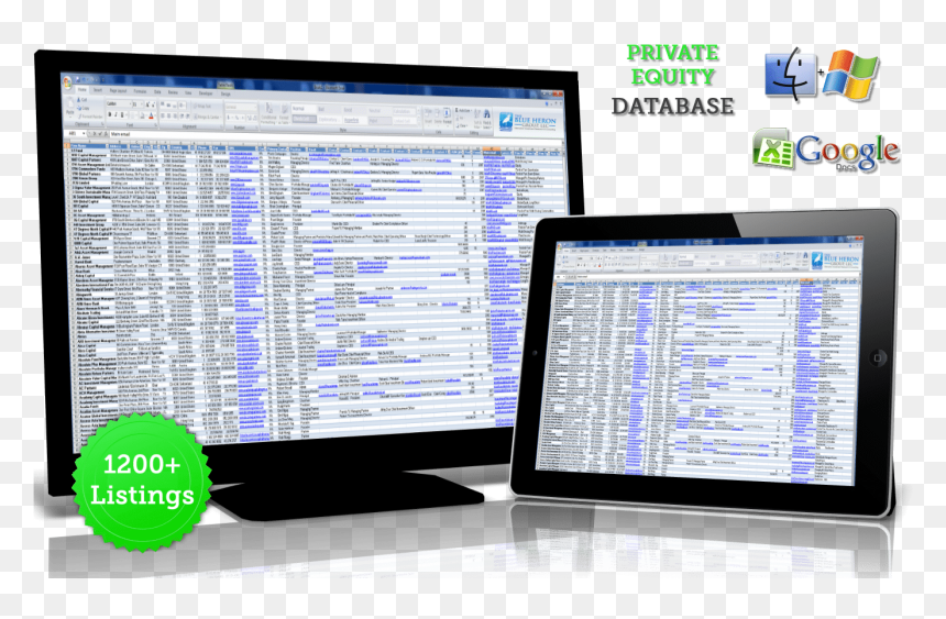 Private Equity Database - Computer Program, HD Png Download - blue heron png