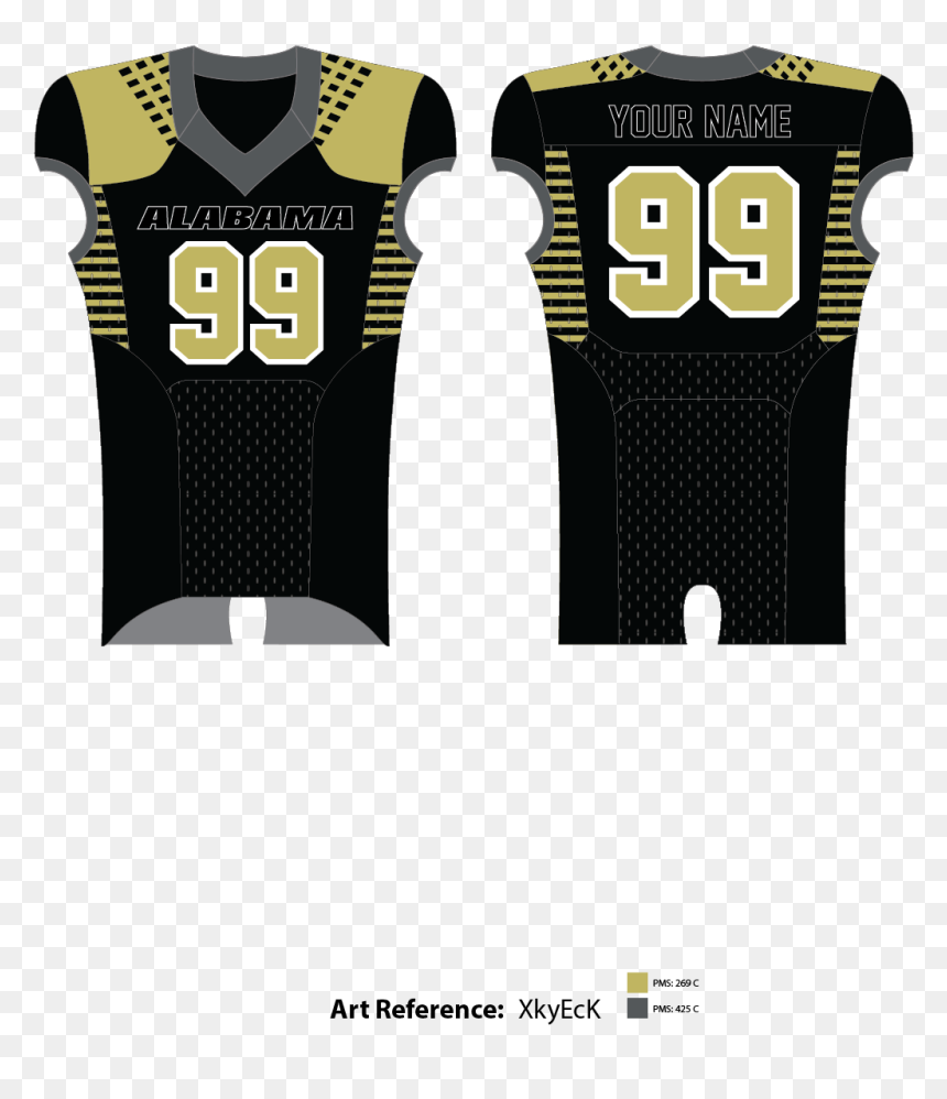 Kelun Parker Alabama Football Jersey - Vest, HD Png Download - football jersey png