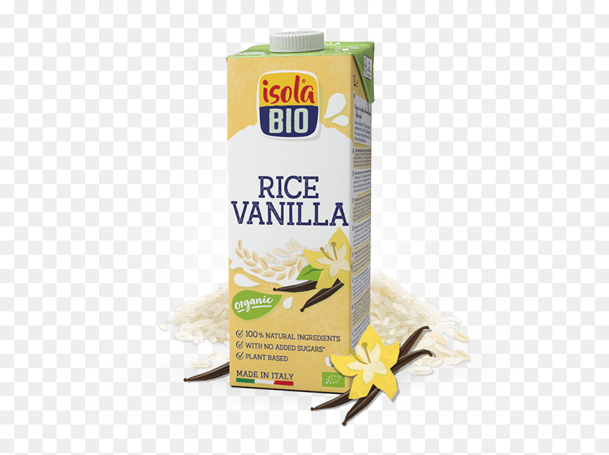 Rice Vanilla Drink - Isola Bio Rice Almond, HD Png Download - rice plant png
