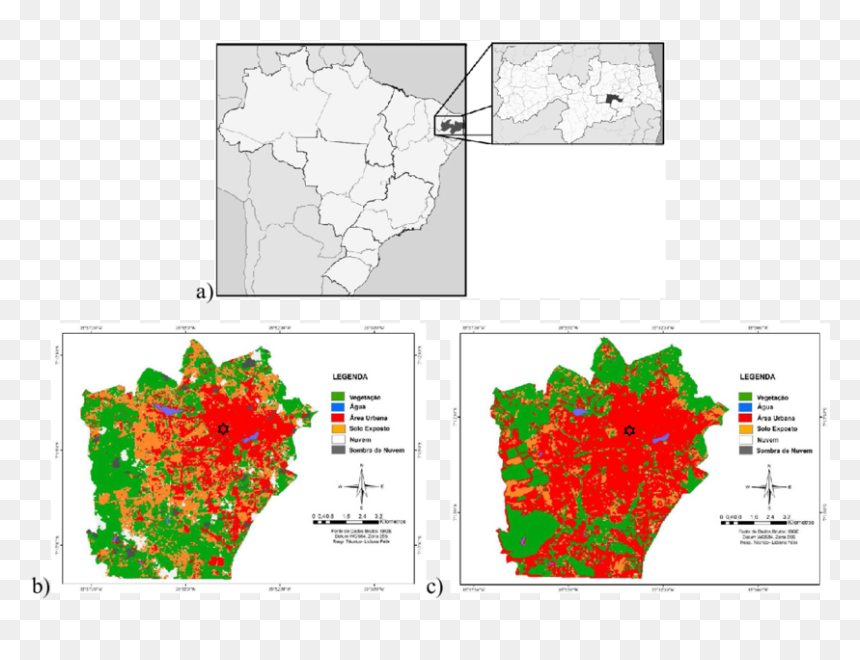 Relevo De Campina Grande, HD Png Download - mapa do brasil png