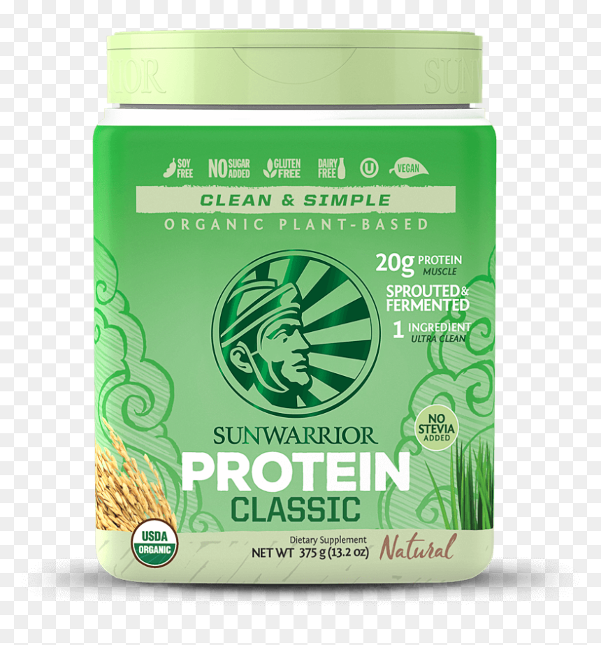 Sunwarrior Classic Protein, HD Png Download - rice plant png