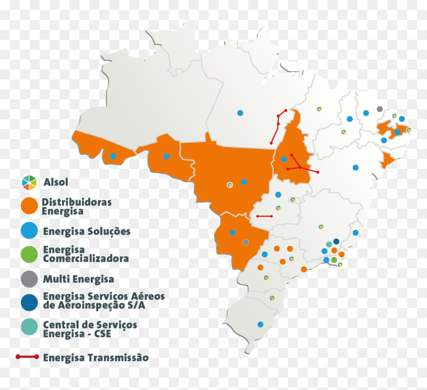 Atlas, HD Png Download - mapa do brasil png