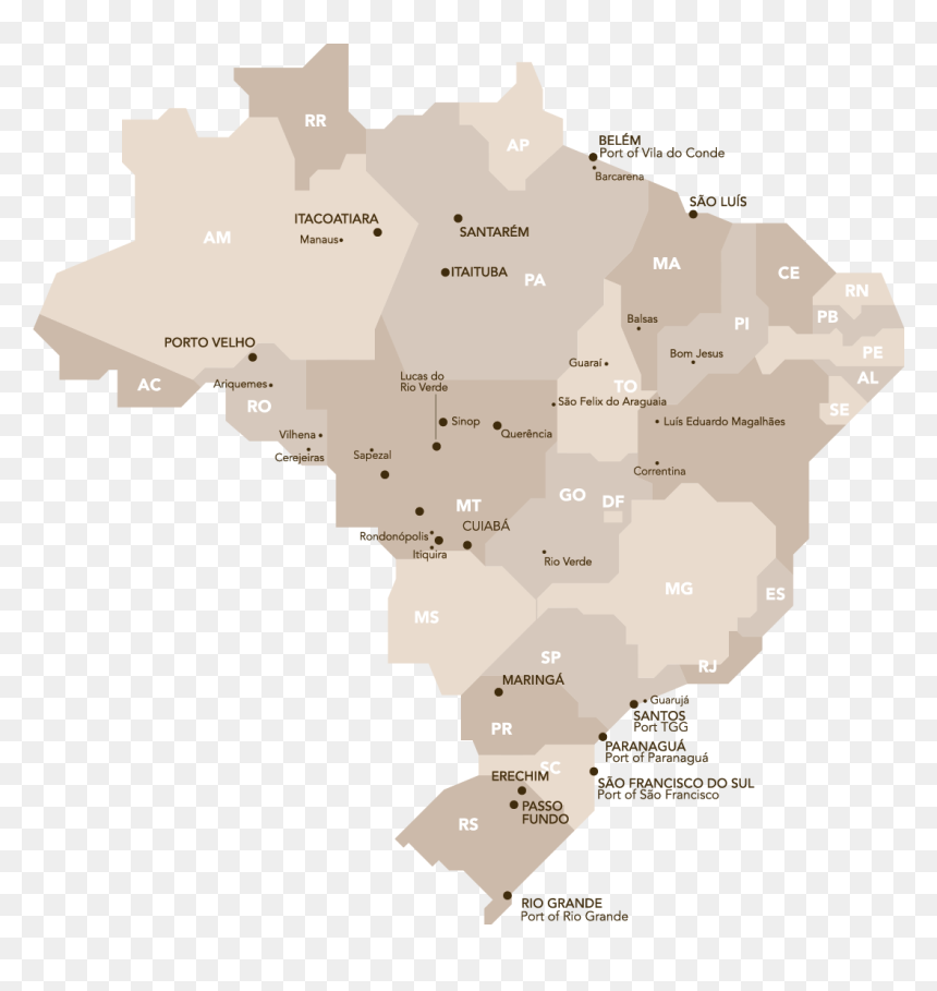 Atlas, HD Png Download - mapa do brasil png