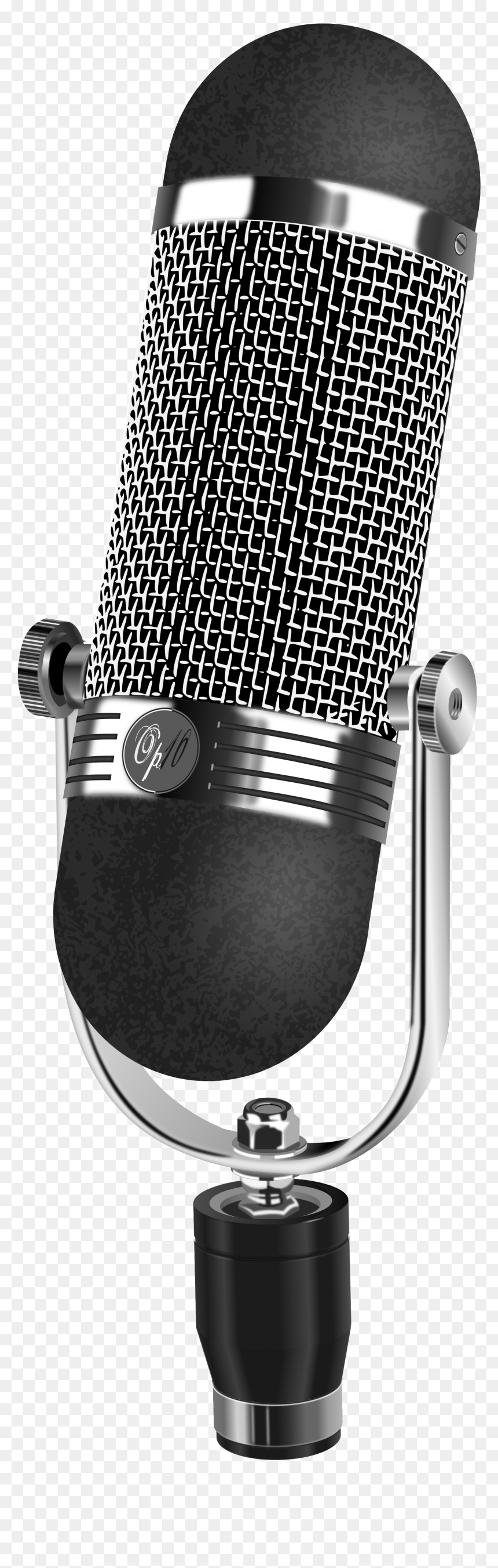 Vintage Microphone Art Png Download - Microfono Png, Transparent Png - microfonos png