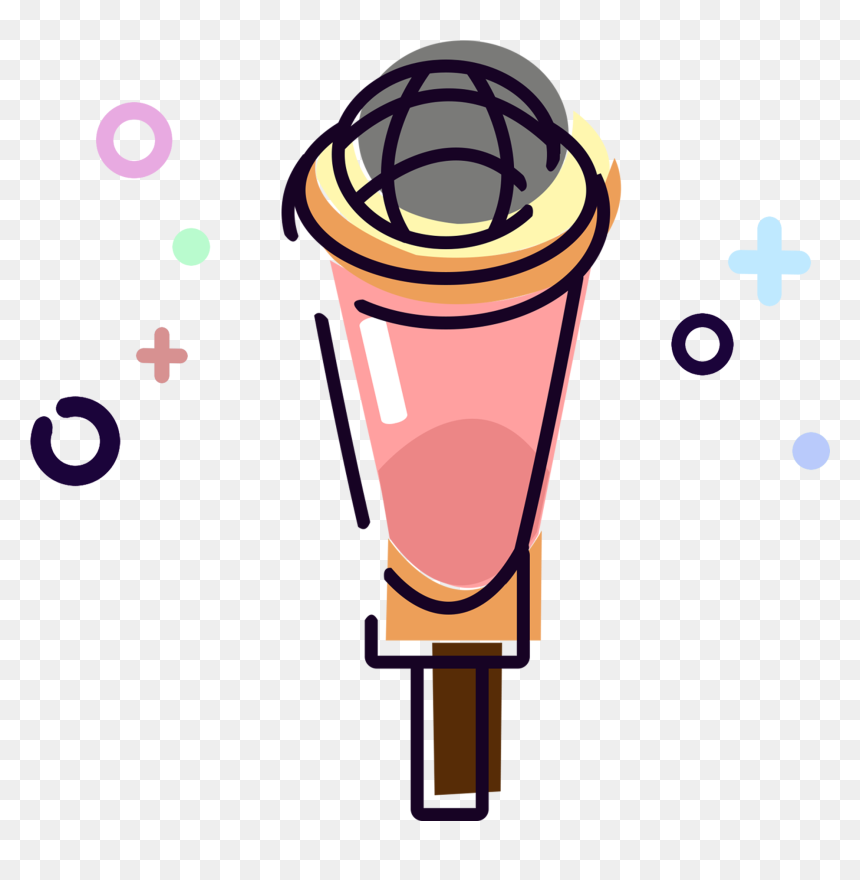 Mbe Necessità Quotidiane Microfono Cartone Animato - Portable Network Graphics, HD Png Download - microfonos png