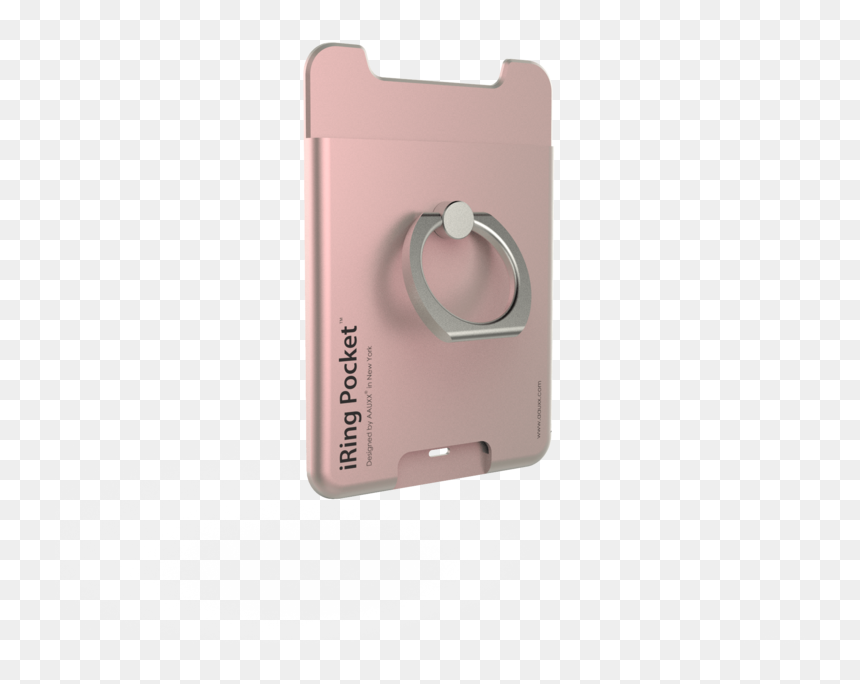 Iring Pocket Card Holder With Universal Phone Grip - Iring, HD Png Download - hand cell phone png