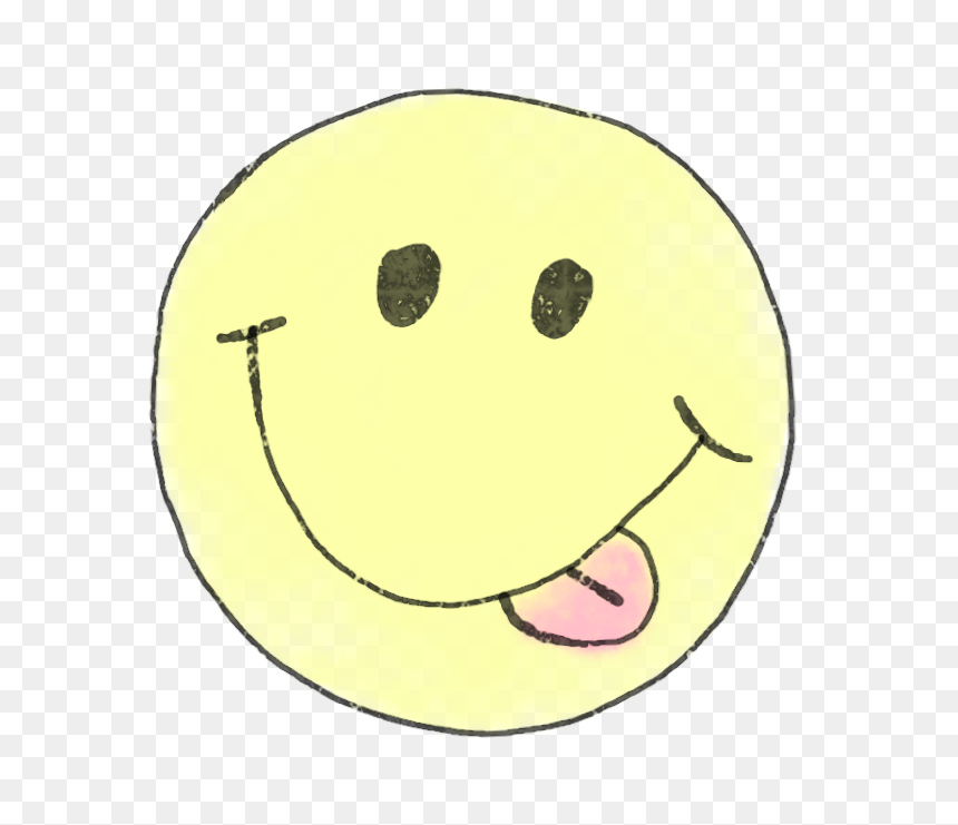 #cute #colorful #watercolor #handpainted #emoji #yummy - Circle, HD Png Download - yummy emoji png