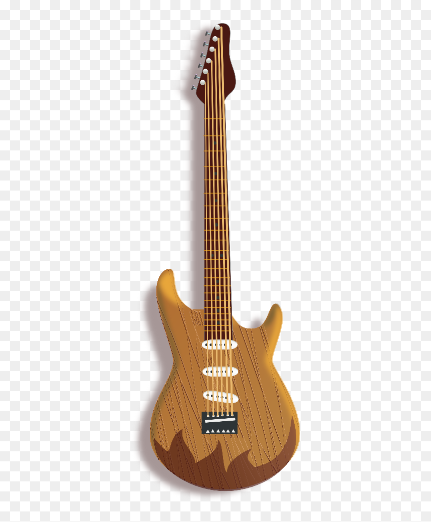Guitar, HD Png Download - guitarra electrica png
