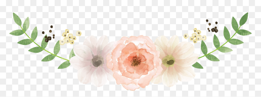 Picture - Flower Decorative Border, HD Png Download - flower headband png