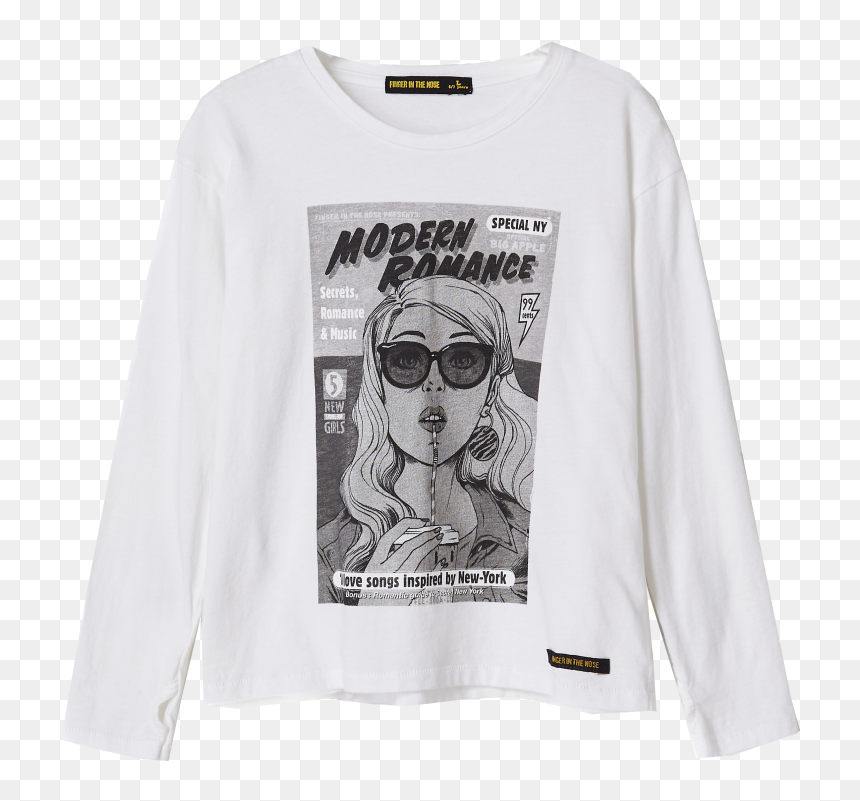 Long-sleeved T-shirt, HD Png Download - comic strip png