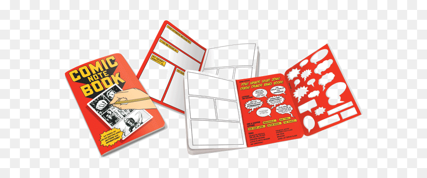 Comic Note Book - Unemployed Philosophers Guild Comic Notebook, HD Png Download - comic strip png