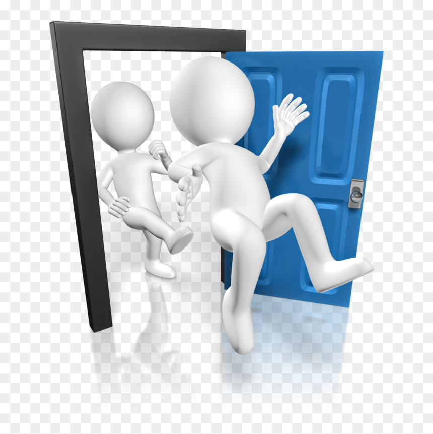 Transparent Tired Woman Clipart - Stick Figure Kicking Someone Out, HD Png Download - stick woman png