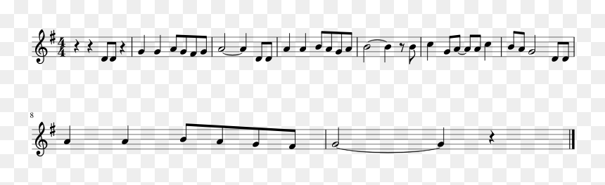 Sheet Music, HD Png Download - buenos dias png