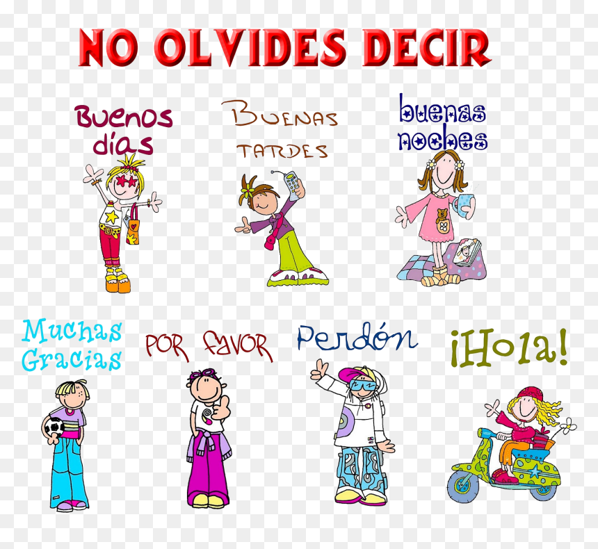 No Olvides Decir - Cuesta Nada Decir Gracias, HD Png Download - buenos dias png