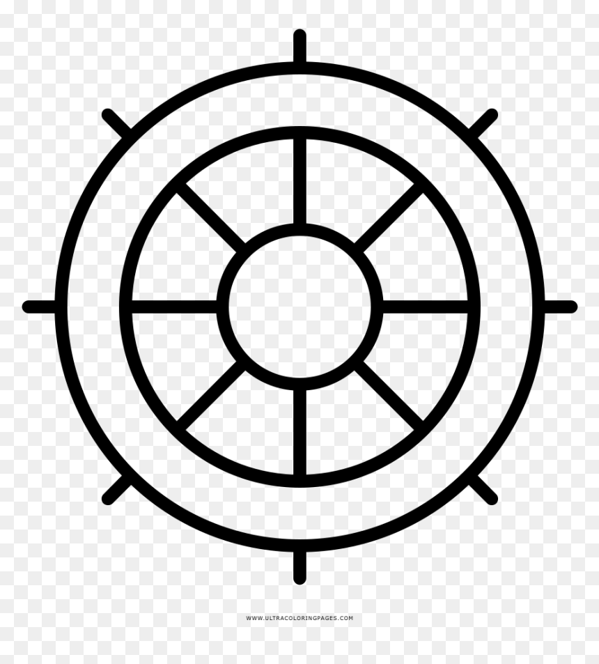 Dirección De Barco Página Para Colorear - Black And White Ph Scale, HD Png Download - timon de barco png