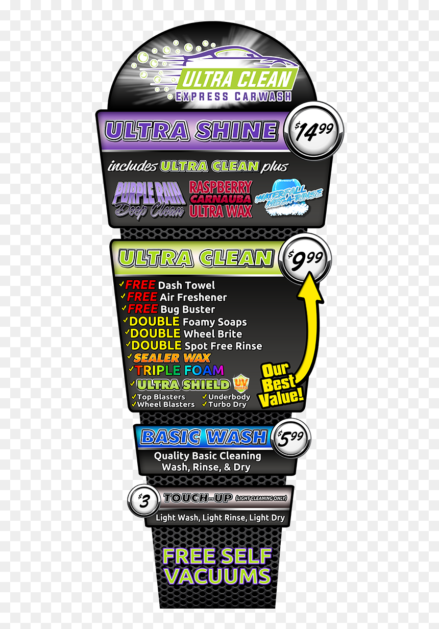 Menu - Flyer, HD Png Download - clean car png