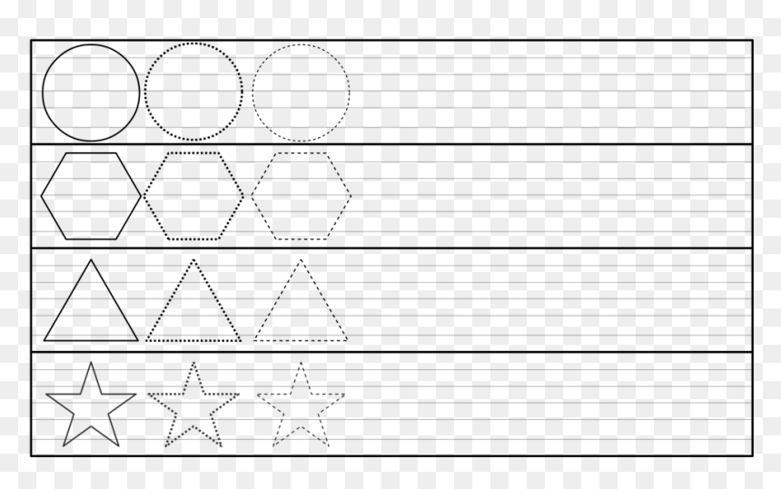 Dibujar Formas Geometricas Barras De Propiedades Perfect - Line Art, HD Png Download - formas geometricas png