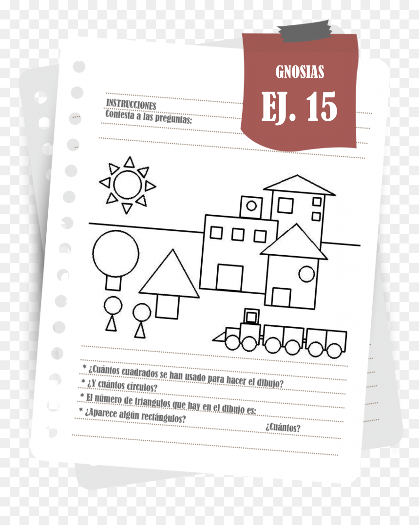 Ejercicios De Estimulacion Cognitiva , Png Download - Ejercicios Cognitivos Para Gnosias, Transparent Png - formas geometricas png
