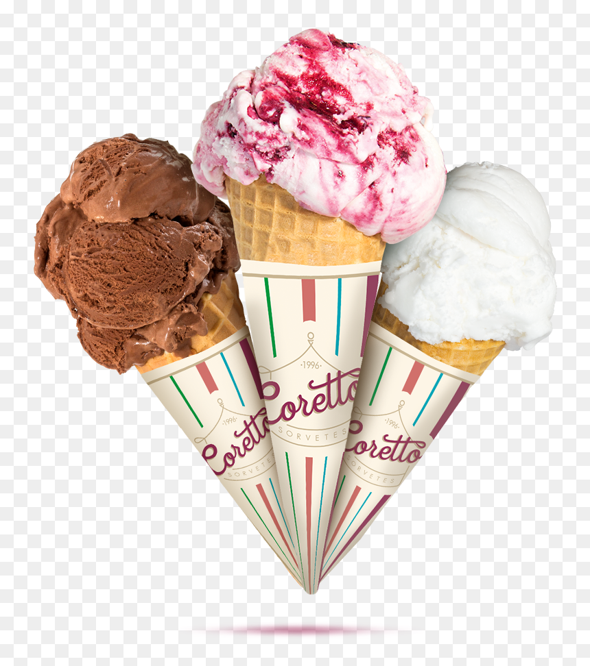Ice Cream Cone, HD Png Download - sorvete png