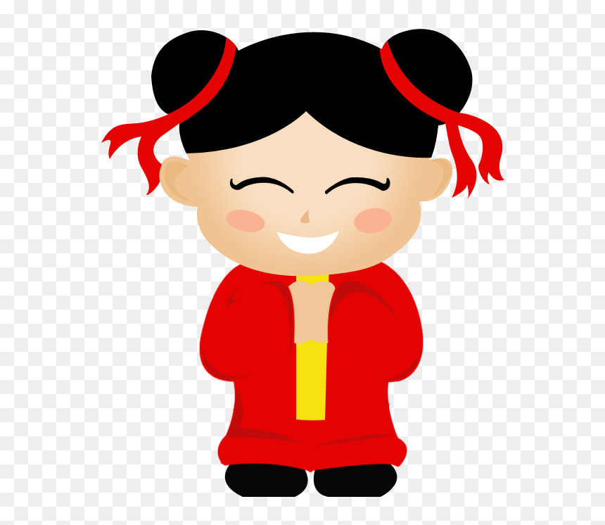 Thumb Image - Chinese Girl Clipart Png, Transparent Png - person cartoon png