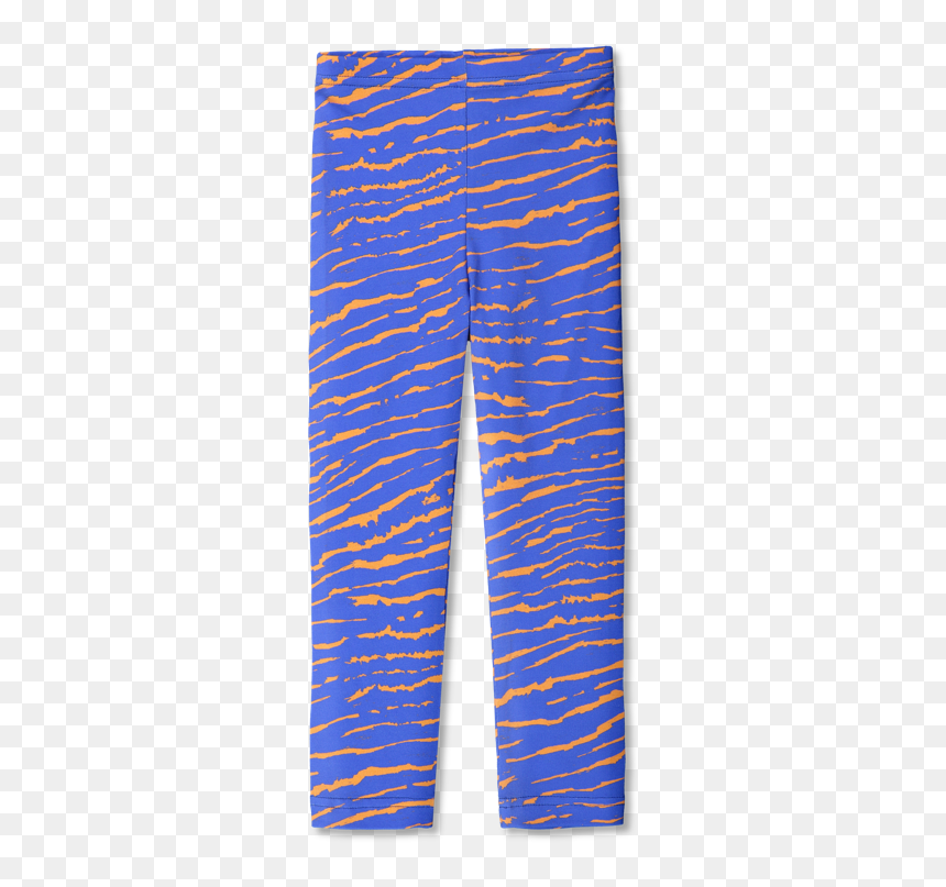 Leggins African Stripes Blue Orange 2, HD Png Download - vertical stripes png