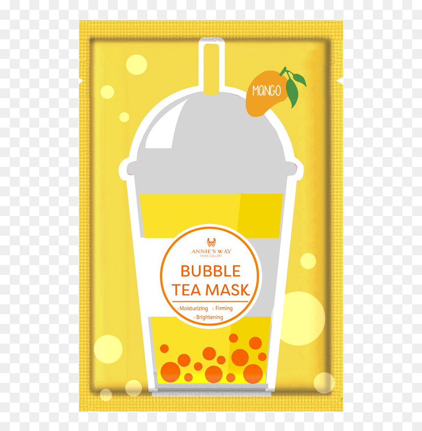 Annie's Way Bubble Tea Mask, HD Png Download - milk tea png