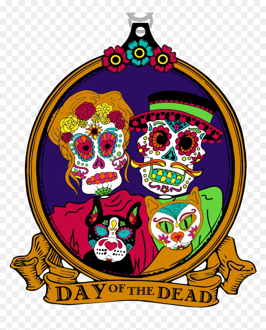 Day Of The Dead 2019, HD Png Download - grateful dead skull png