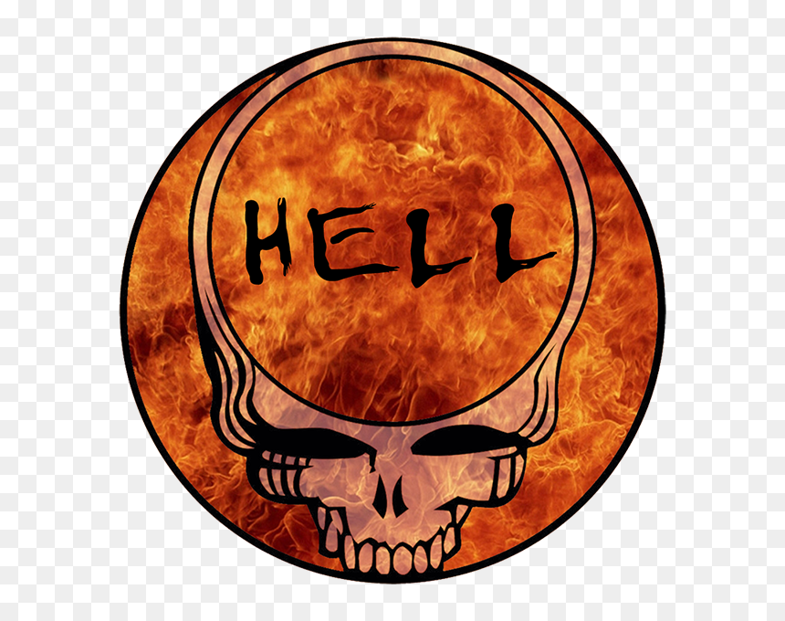 Circle, HD Png Download - grateful dead skull png