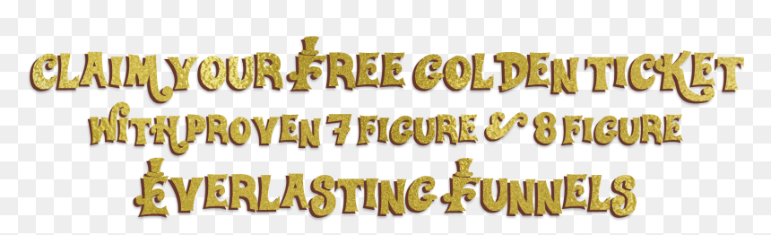 Calligraphy, HD Png Download - gold ticket png