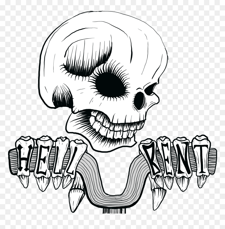 Illustration, HD Png Download - biker skull png