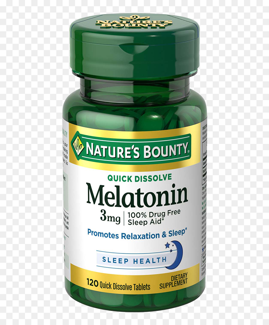 Quick Dissolve Melatonin - Nature's Bounty Melatonin 10 Mg, HD Png Download - sleeping cap png