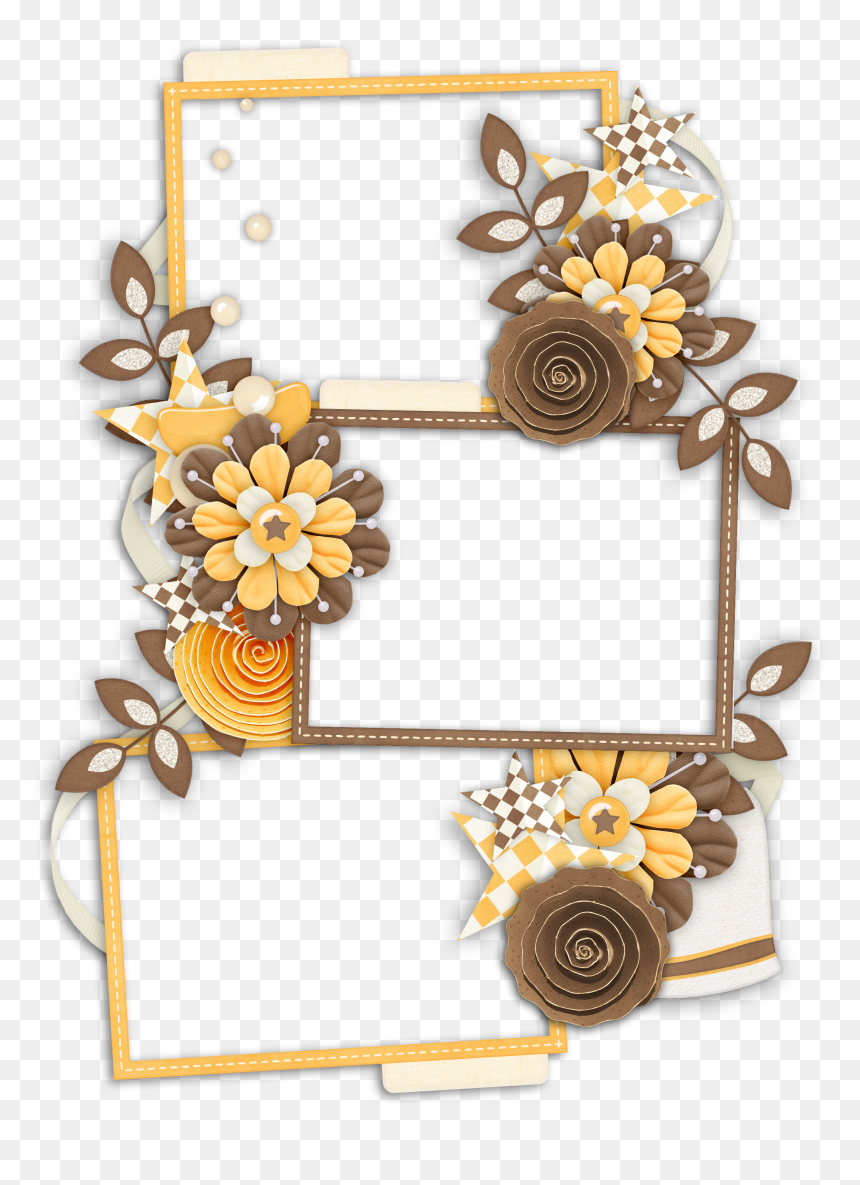 Scrapbooking, HD Png Download - baby girl frame png