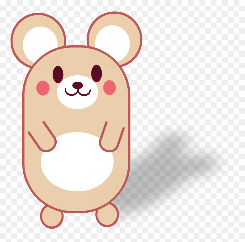 Mouse - Mouse Clipart Cute, HD Png Download - cute mouse png