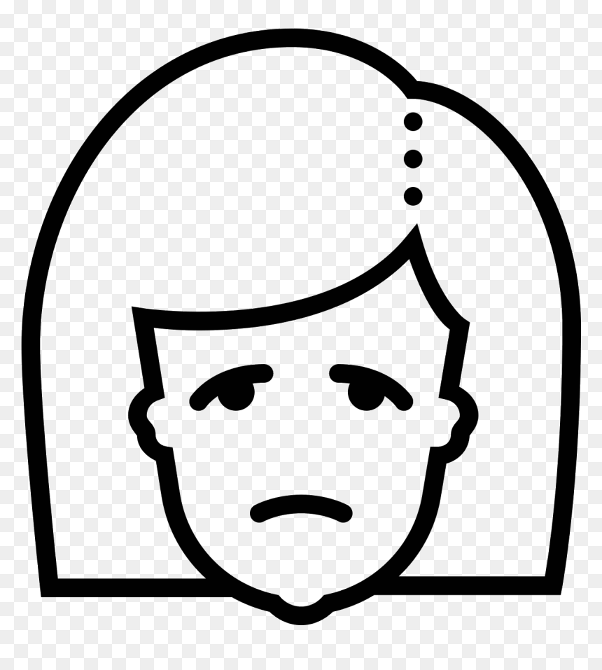 Mujer Triste Icon - Icon, HD Png Download - triste png