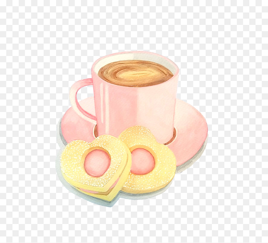 Café Au Lait, HD Png Download - coffee art png