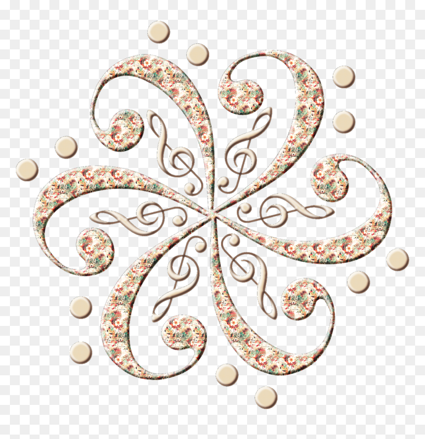 Design Music Symbol Art, HD Png Download - gold music png