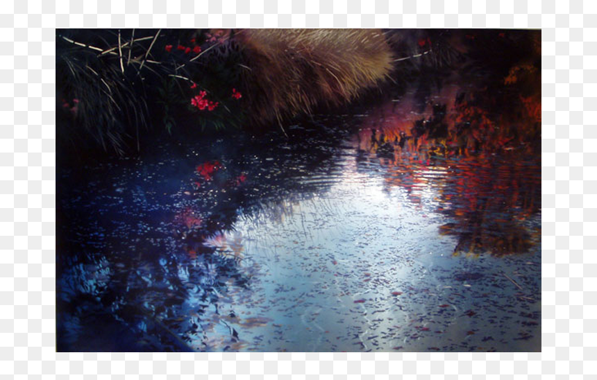Slide Image - David Kessler Paintings, HD Png Download - puddle of water png