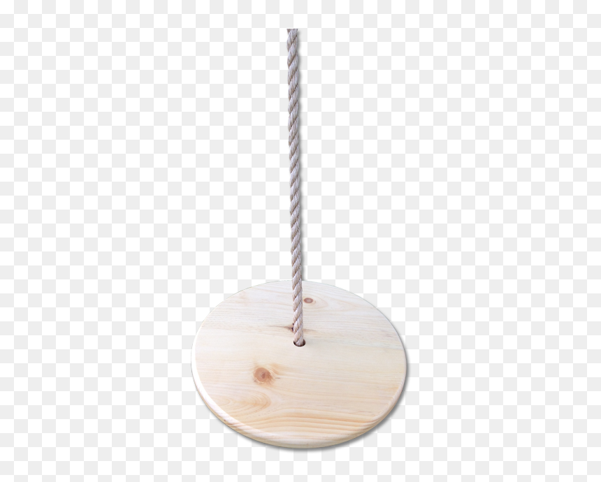 Round Tree Swing - Wood, HD Png Download - tree swing png