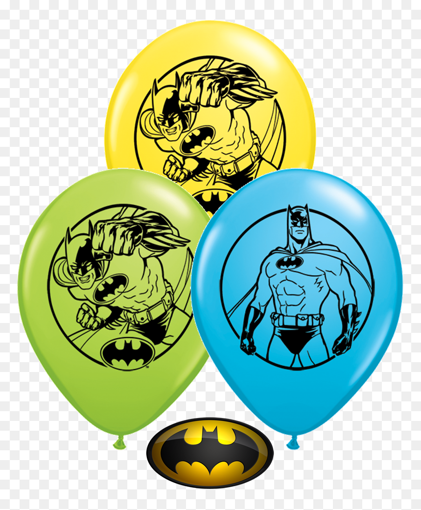 Batman Latex Balloon, HD Png Download - pastel balloons png