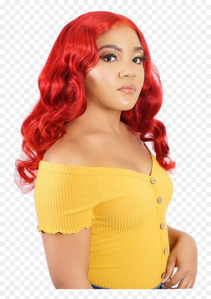 Red Hair, HD Png Download - red wig png