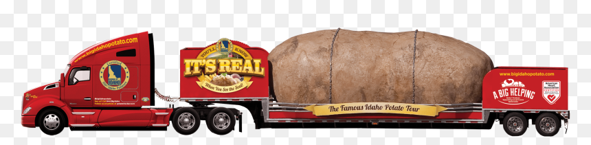 Big Idaho Potato Truck - Trailer Truck, HD Png Download - big truck png