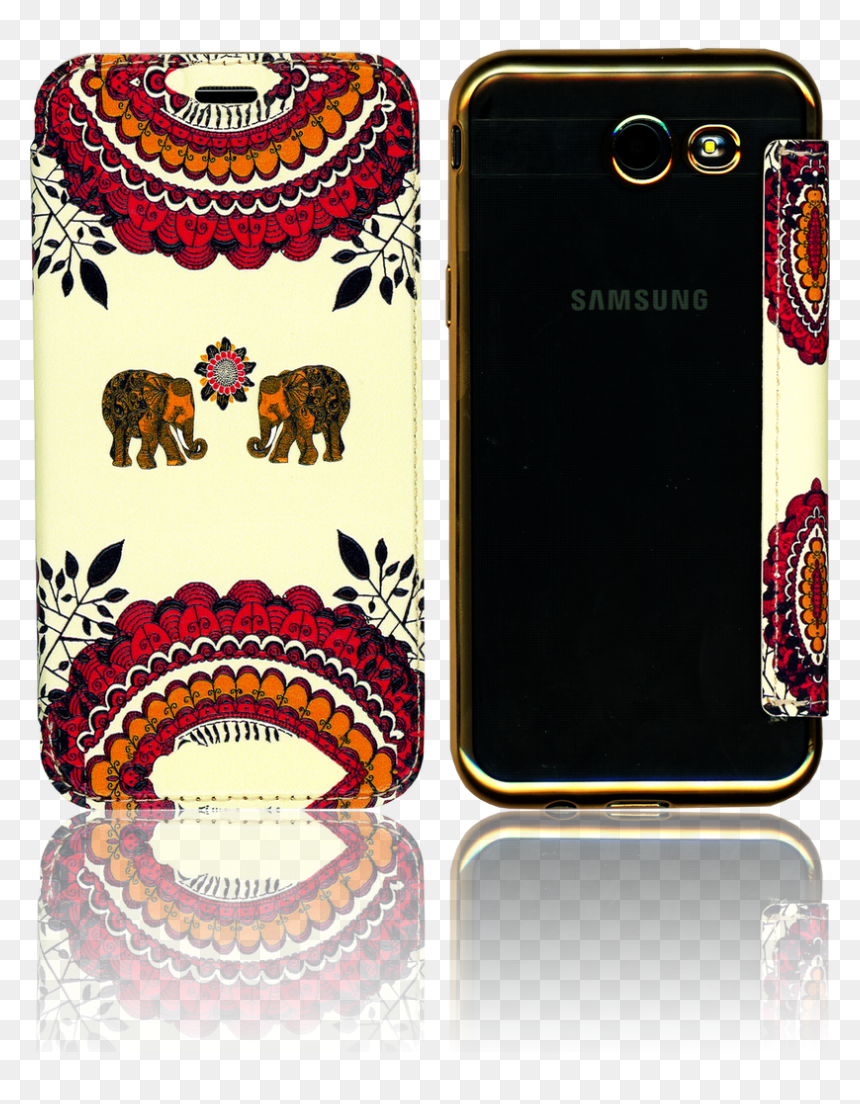 Samsung J3 Emerge Mm Clear Design Diary Wallet Pink - Mobile Phone, HD Png Download - pink elephant png