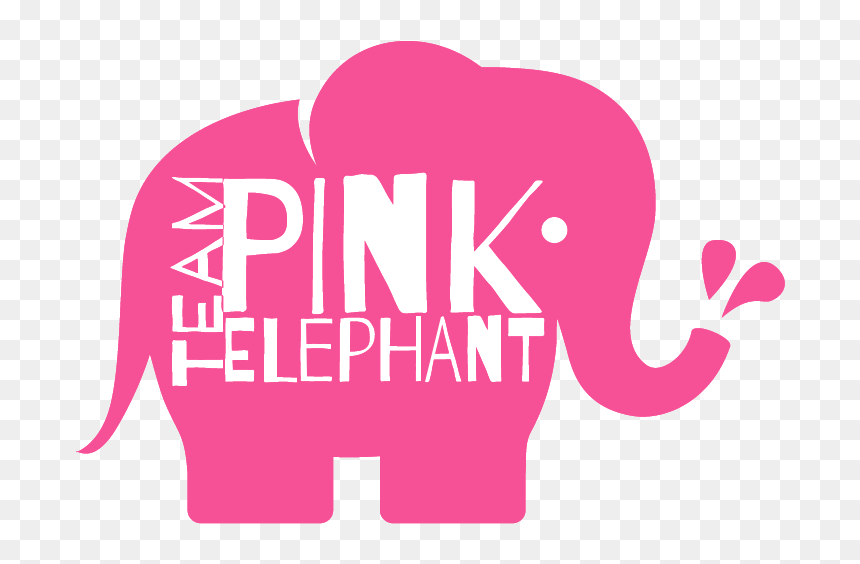 Team Pink Elephant - Indian Elephant, HD Png Download - pink elephant png