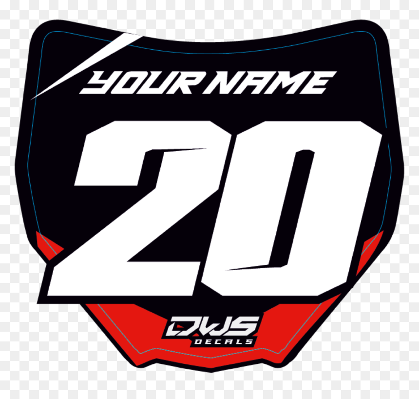 Small Number Stickers White/red, HD Png Download - png decals