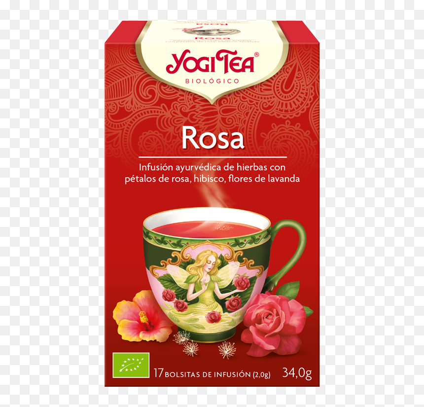 Yogi Tea Rose, HD Png Download - petalos de rosa png