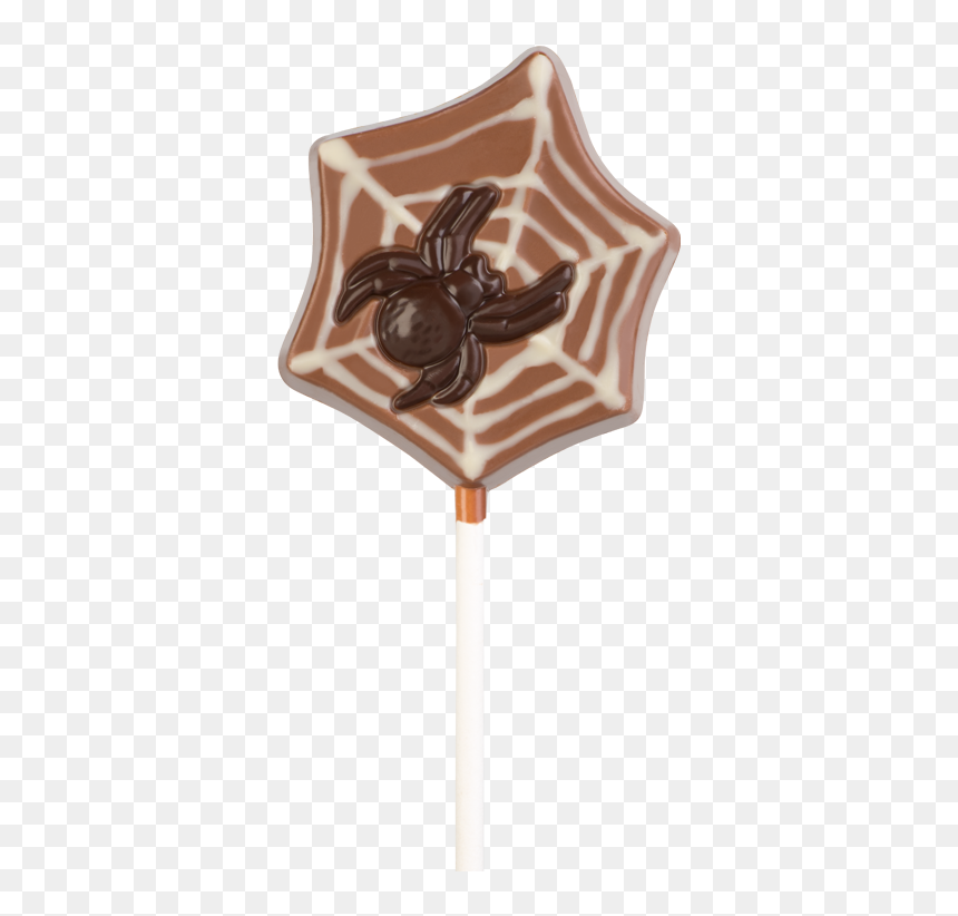 Lolly Halloween "spider - Chocolate, HD Png Download - halloween spider png