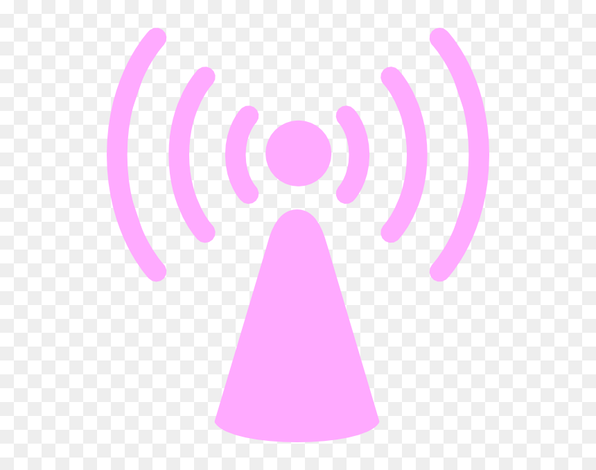 Tower Light Pink Svg Clip Arts - Wireless Access Point Red, HD Png Download - pink light png
