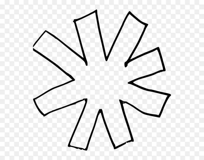 Asterisk Black And White, HD Png Download - asterix png