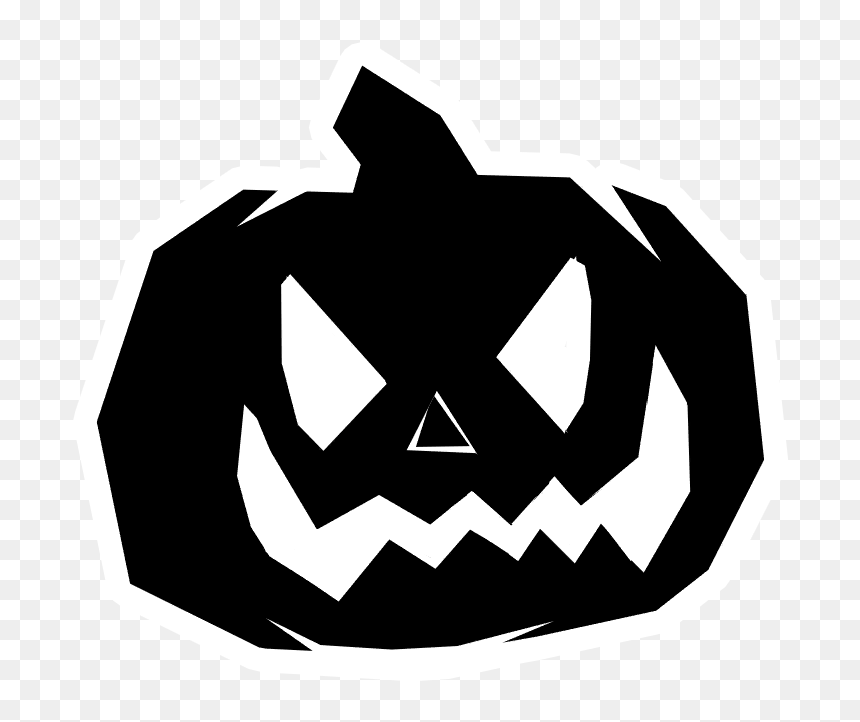 Emblem, HD Png Download - pumpkin png black and white